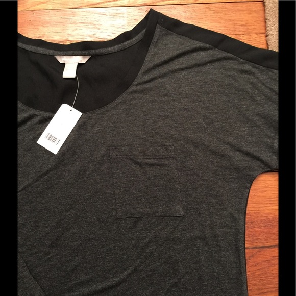 Banana Republic Mixed Media Tee sz Large NWT - Picture 4 of 5